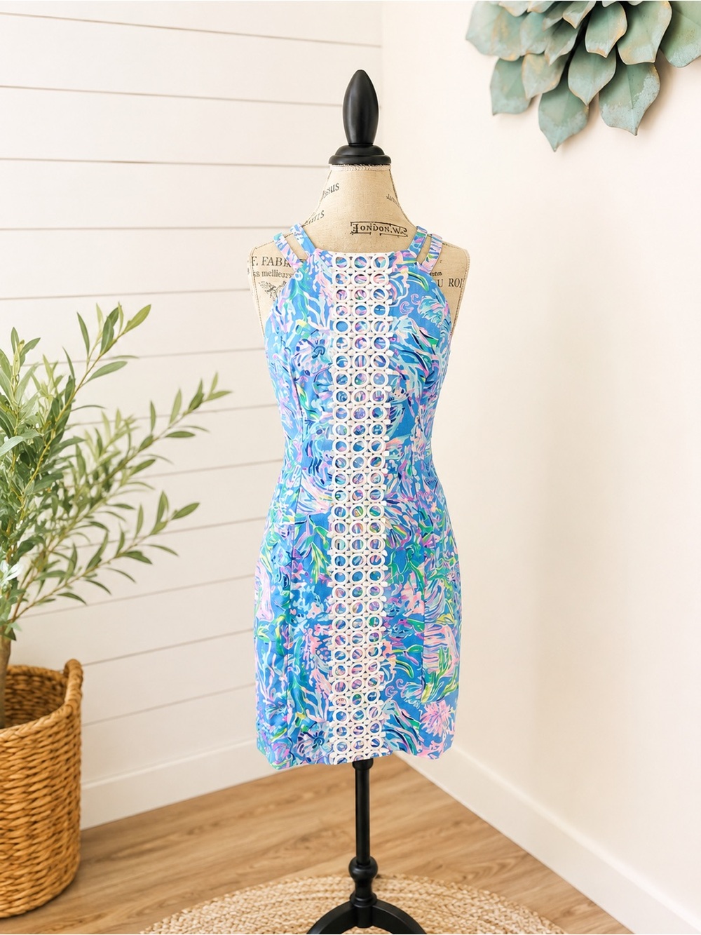 ILilly Pulitzer Pearl Shift Dress Multi All Together Now Print Size 4 Resort